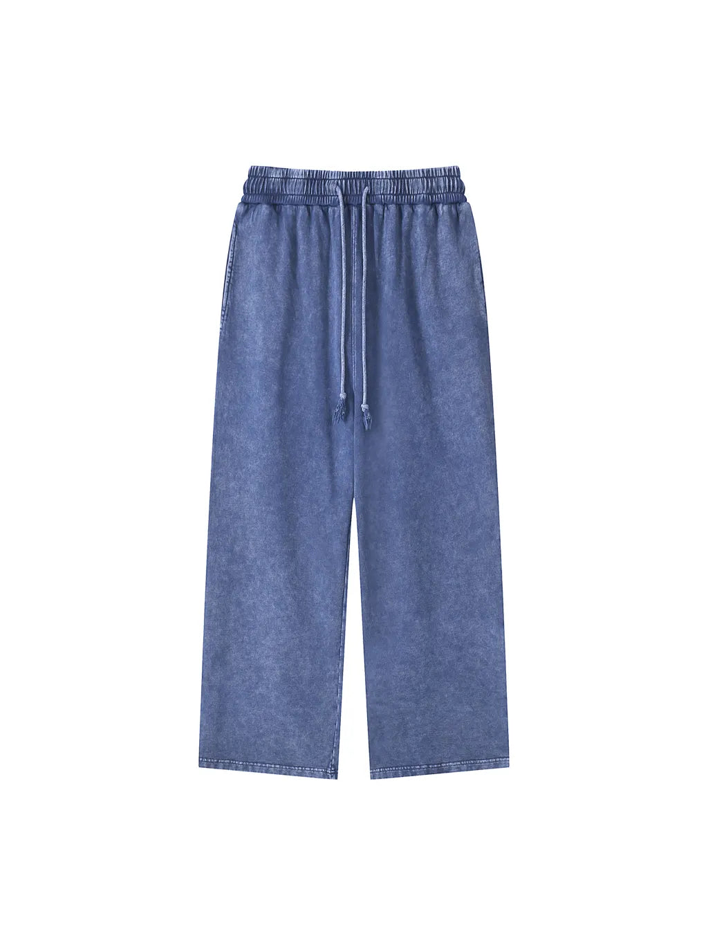 LUXURY TERMINAL - Snow Washed Straight Leg Pants