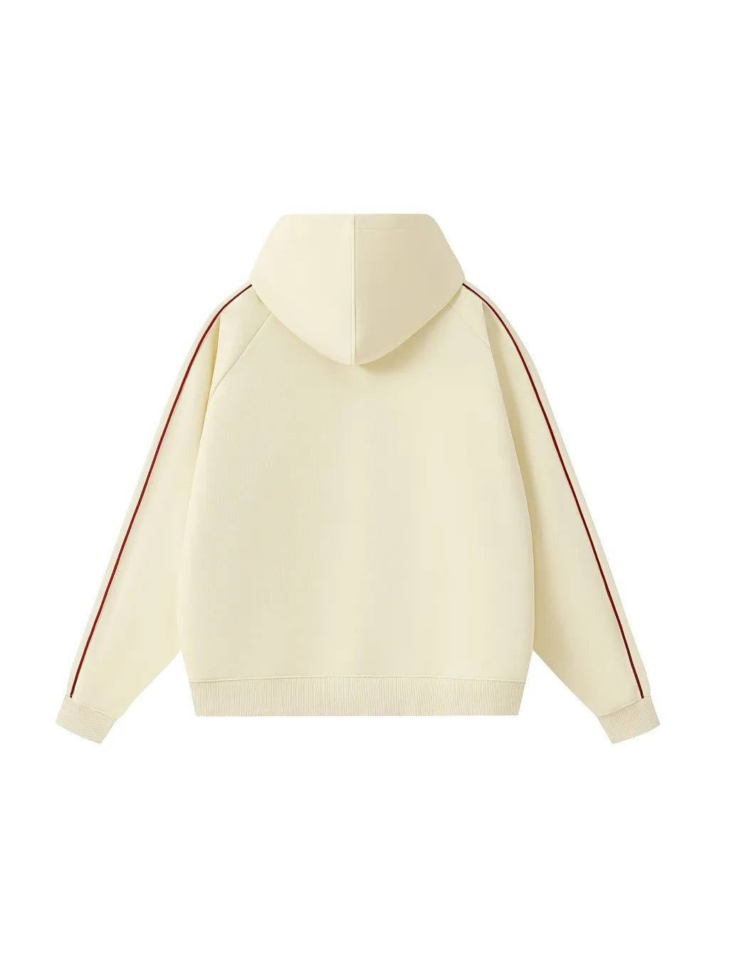 LUXURY TERMINAL - Contrast Piping Raglan Hoodie