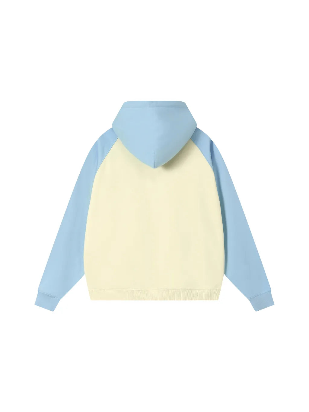 LUXURY TERMINAL - Color-Block Raglan Sleeve Hoodie