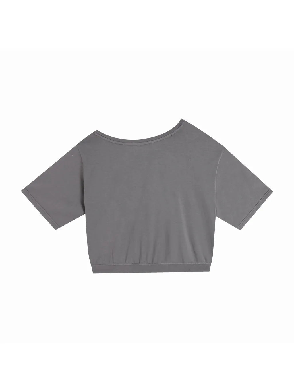 LUXURY TERMINAL - Asymmetric Shoulder Oversized Cotton T-Shirt