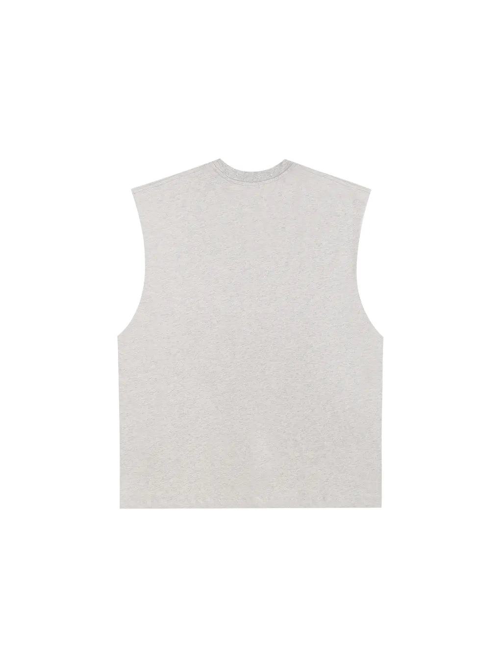 LUXURY TERMINAL - Raw Edge Cotton Tank Top