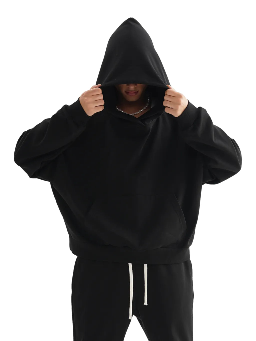 LUXURY TERMINAL - Boxy Oversized Hoodie