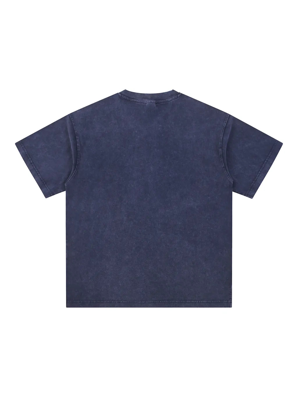 LUXURY TERMINAL - Snow Washed V-Neck Cotton T-Shirt