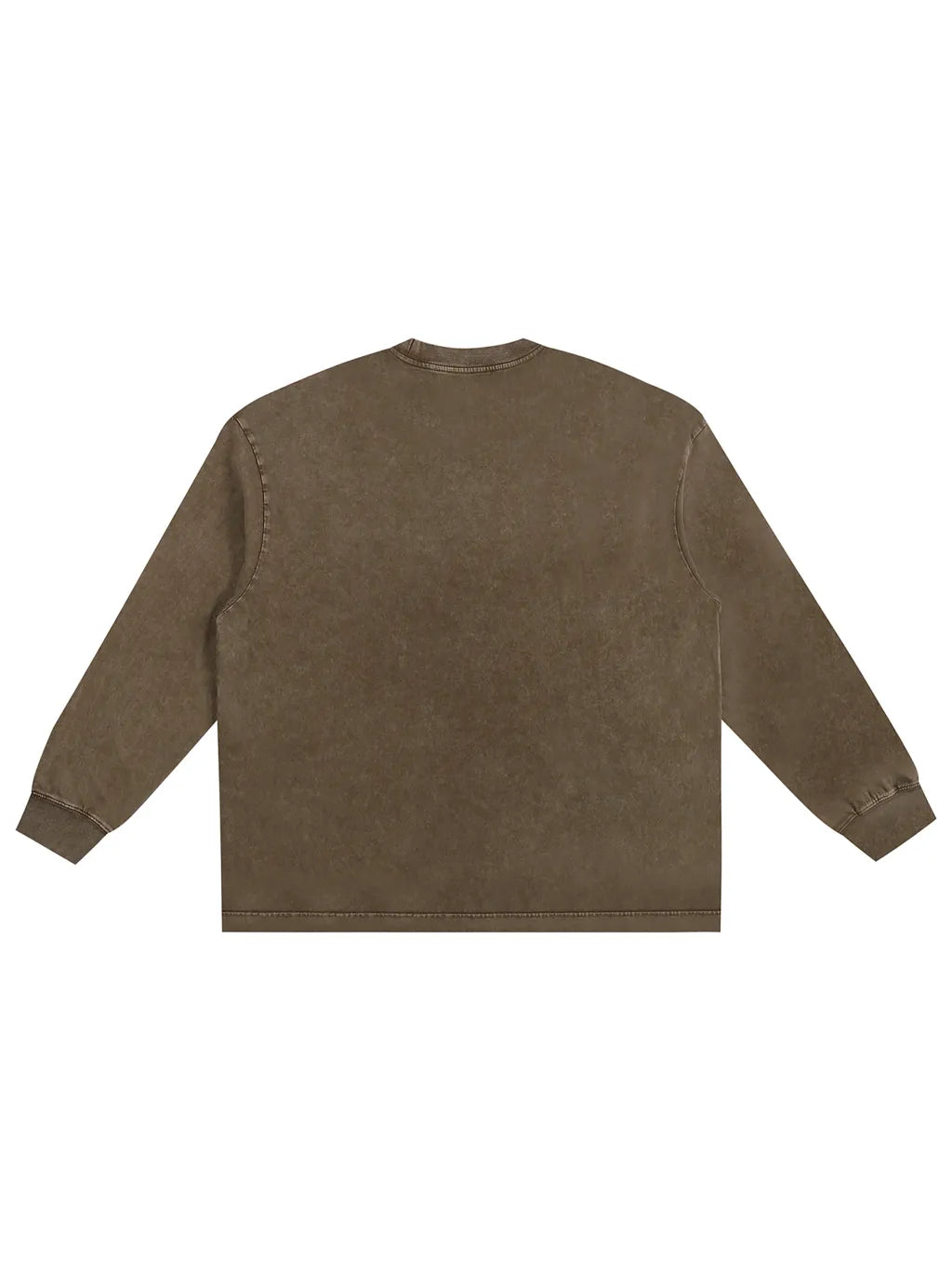 LUXURY TERMINAL - Snow Washed Frayed Edge T-Shirt