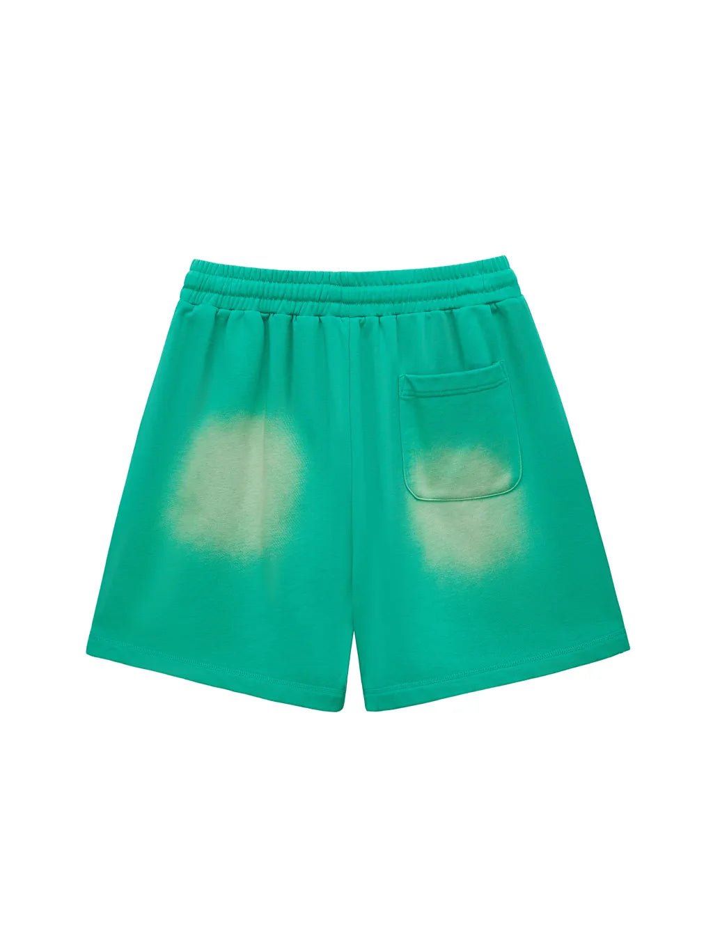 LUXURY TERMINAL - Sun Fade Raw Edge Cotton Shorts