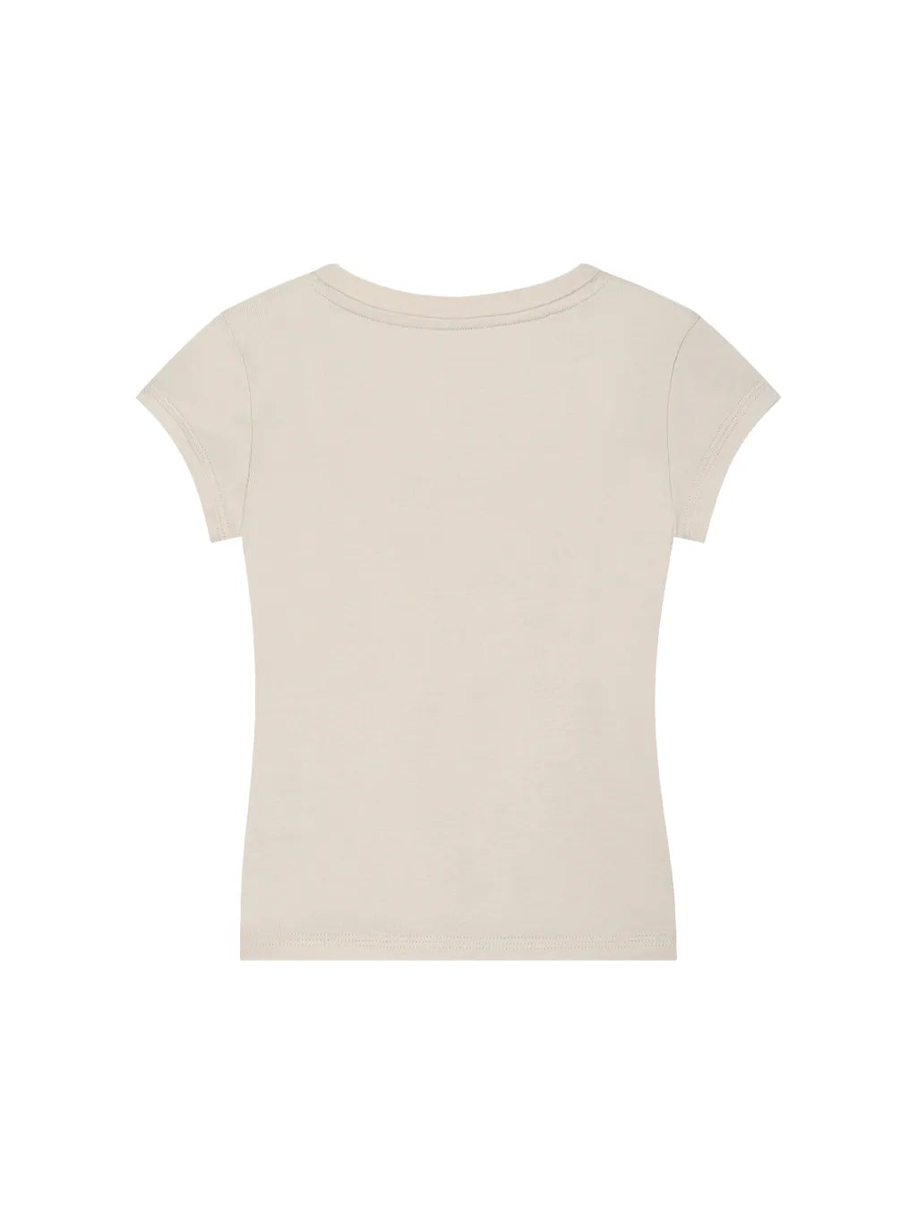 LUXURY TERMINAL - Essential V-Neck Bodycon T-Shirt