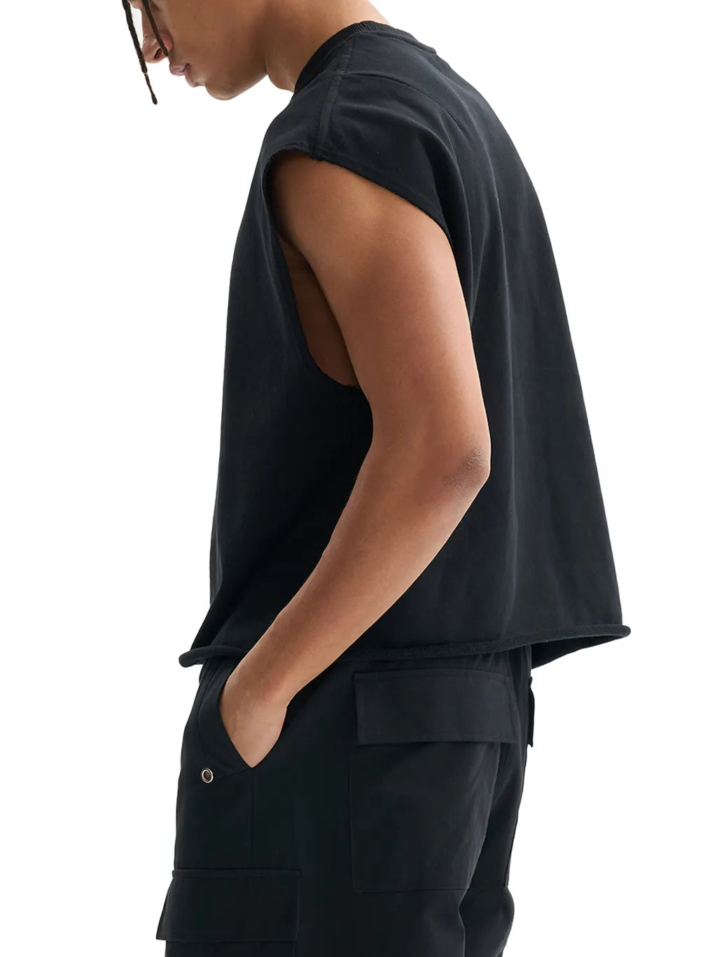 LUXURY TERMINAL - French Terry Boxy Tank Top