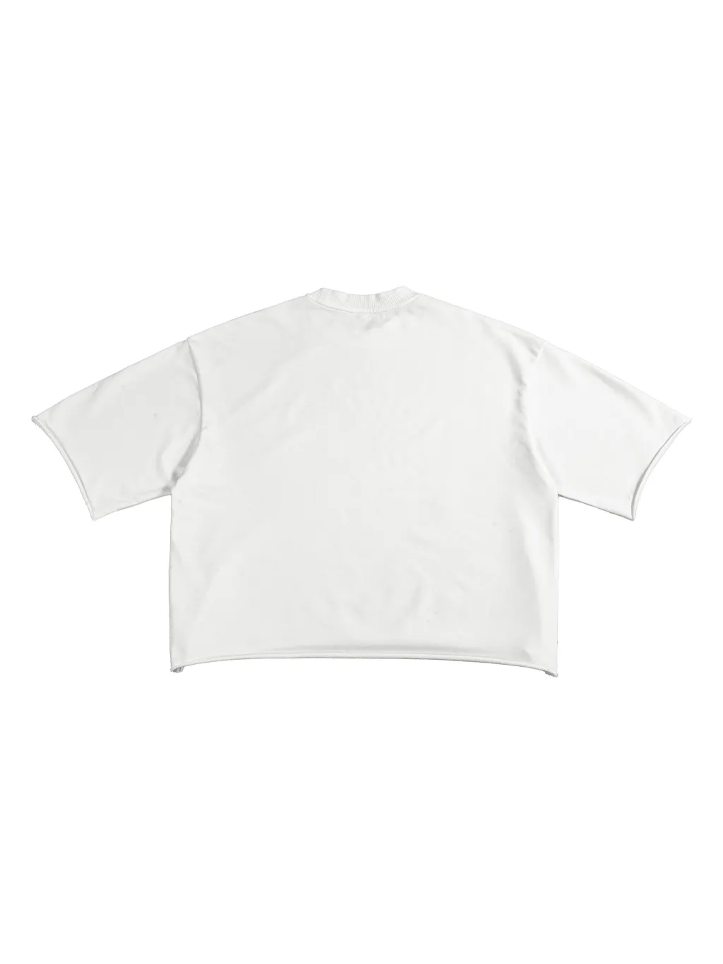 LUXURY TERMINAL - French Terry Raw Edge T-Shirt