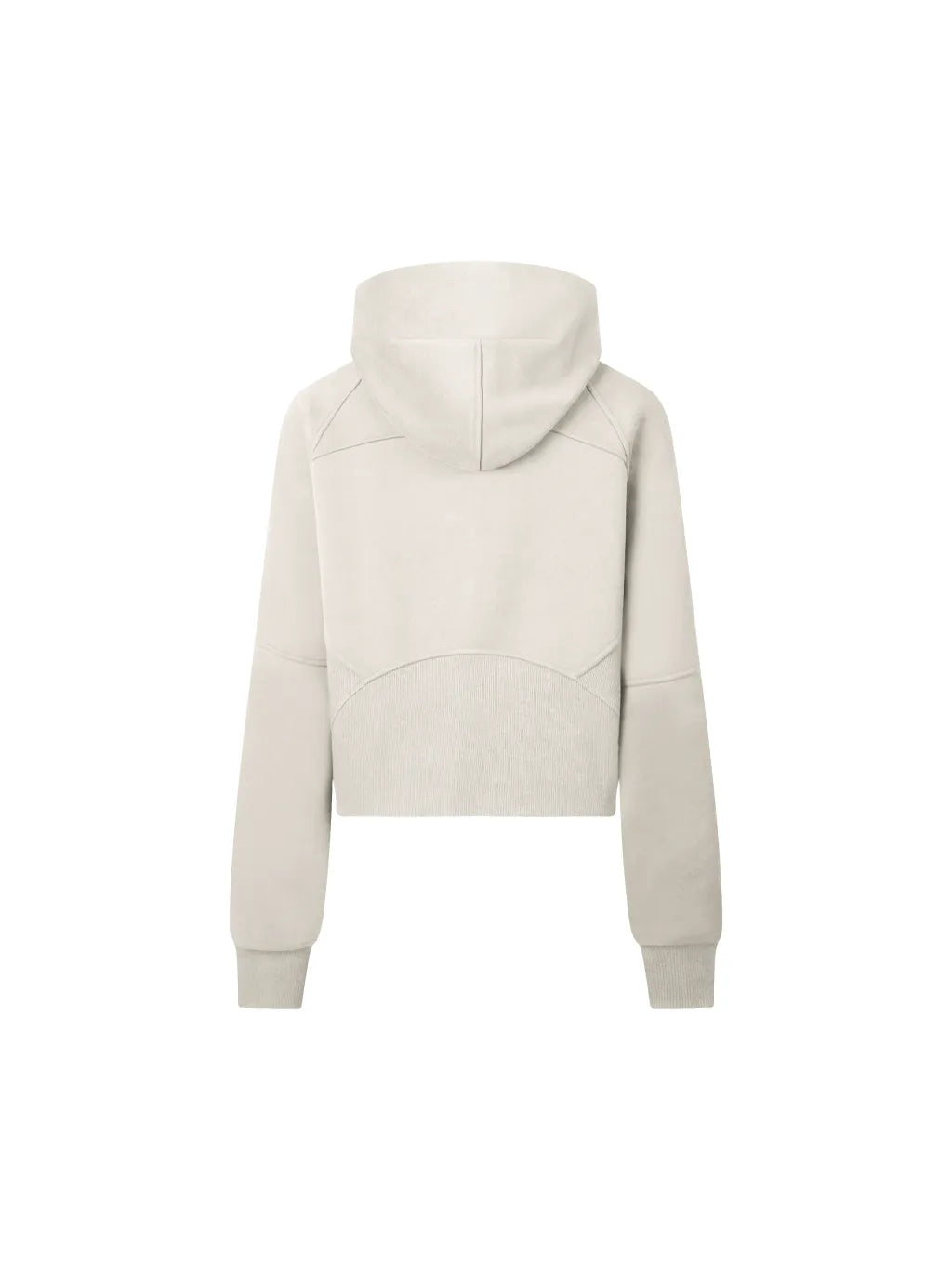 LUXURY TERMINAL - Cropped Half-Zip Hoodie