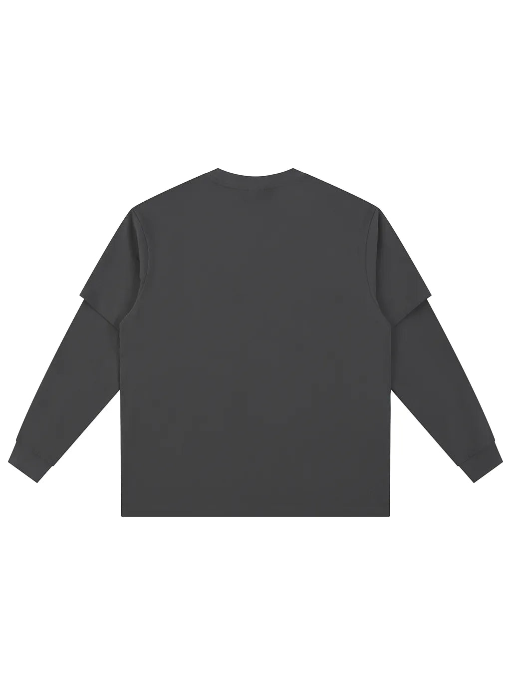 LUXURY TERMINAL - Layered Long Sleeve Oversized Tee