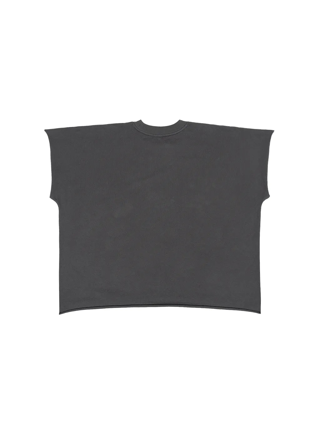 LUXURY TERMINAL - Raw Edge Boxy Non-Shrink T-Shirt