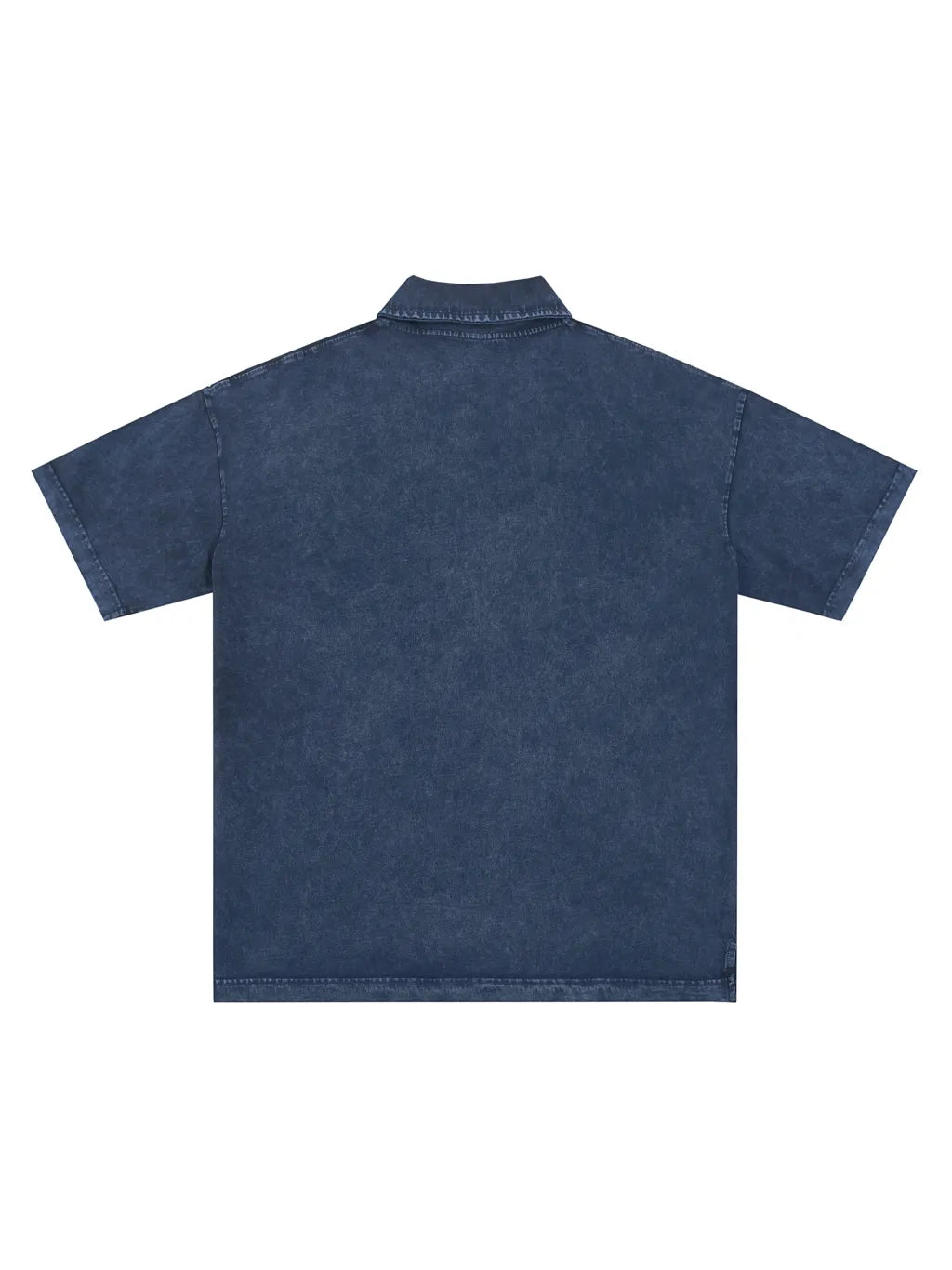 LUXURY TERMINAL - Heavyweight Snow-Washed Polo T-Shirt