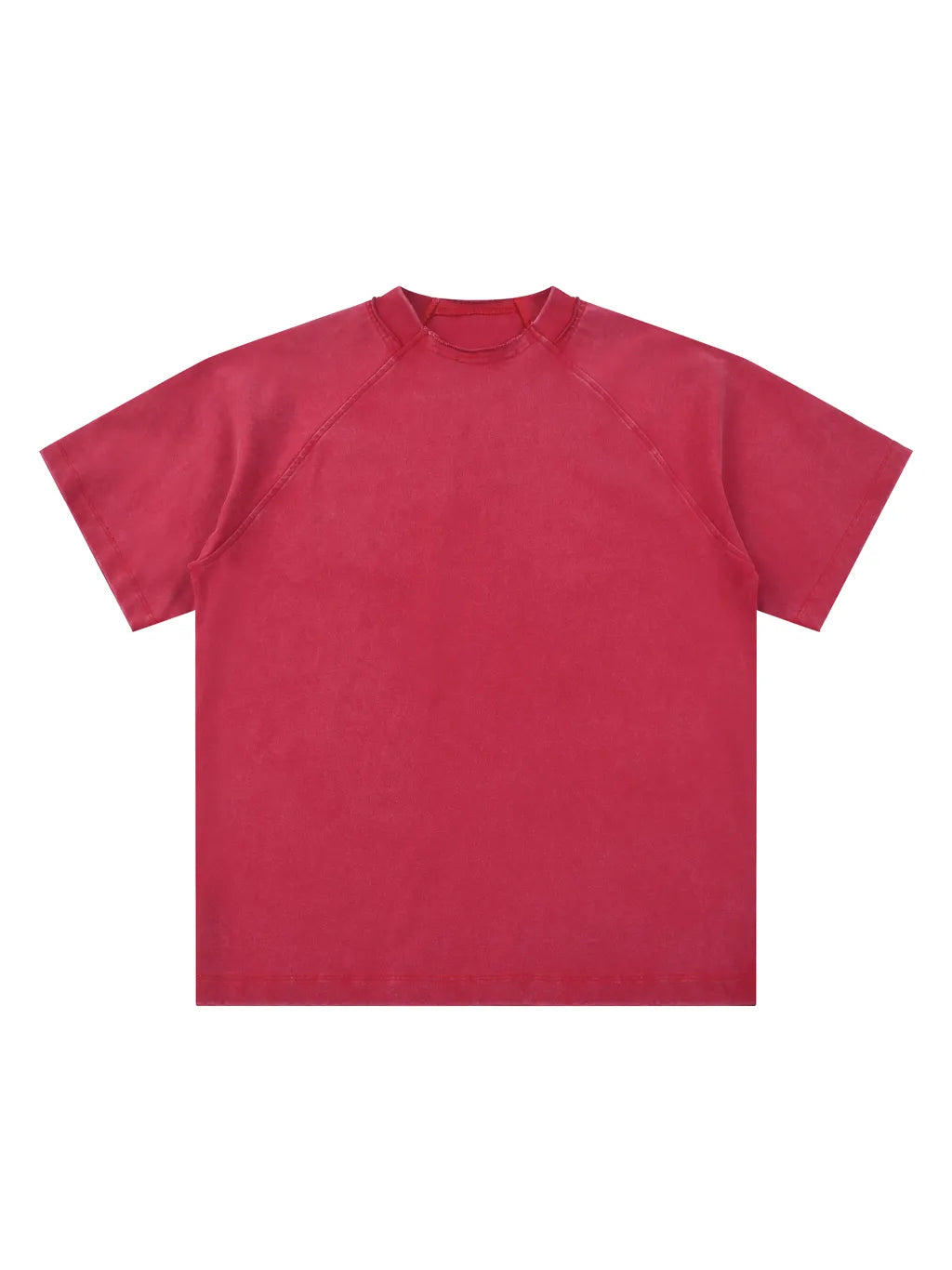 LUXURY TERMINAL - Vintage Washed Raglan Cotton T-Shirt