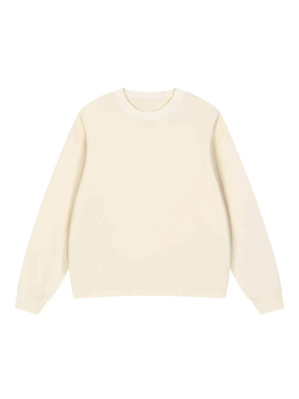 LUXURY TERMINAL - Knitted Round Neck Oversize Sweatshirt
