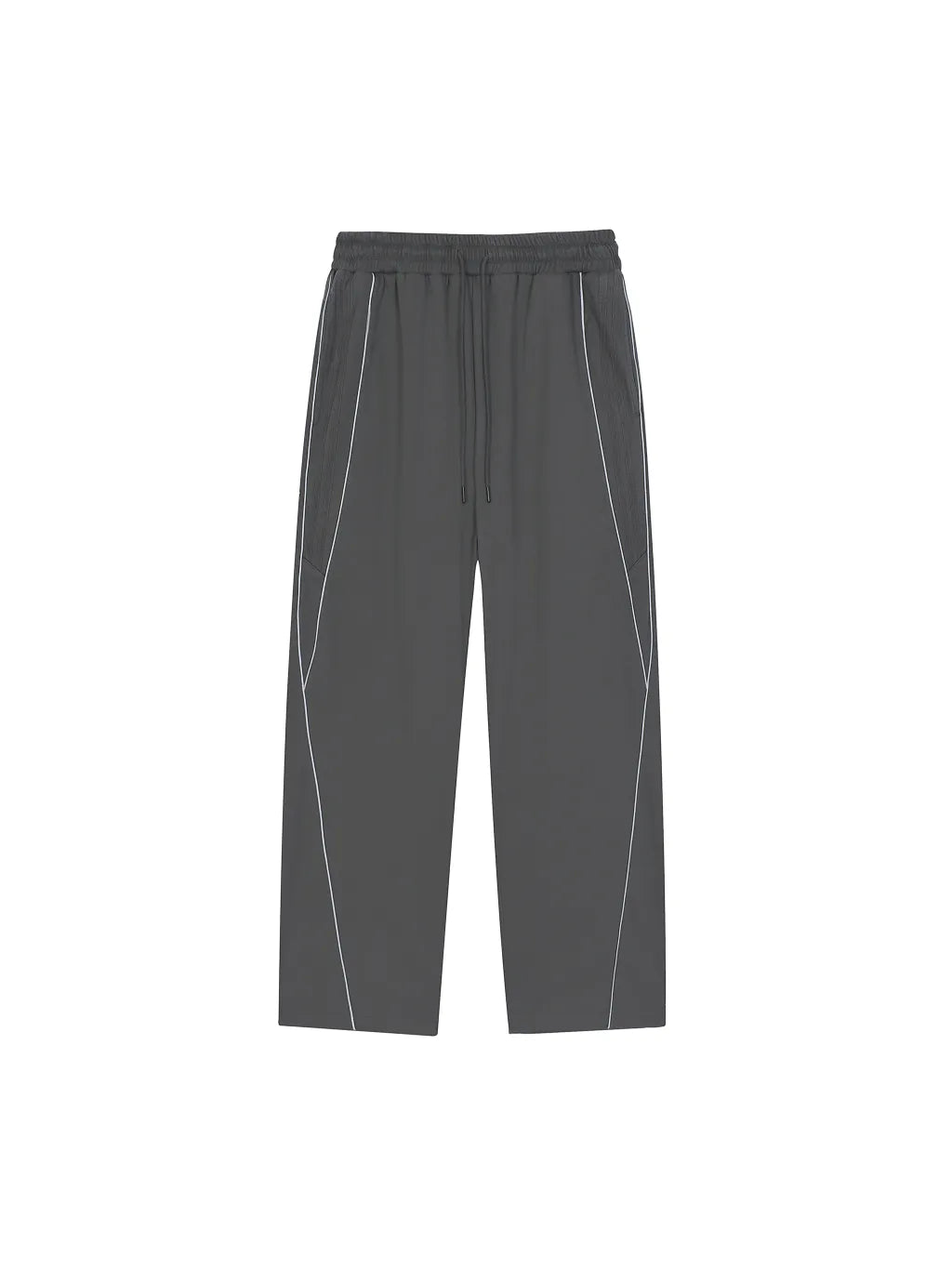 LUXURY TERMINAL - Reflection Striped Straight-Leg Sweatpants