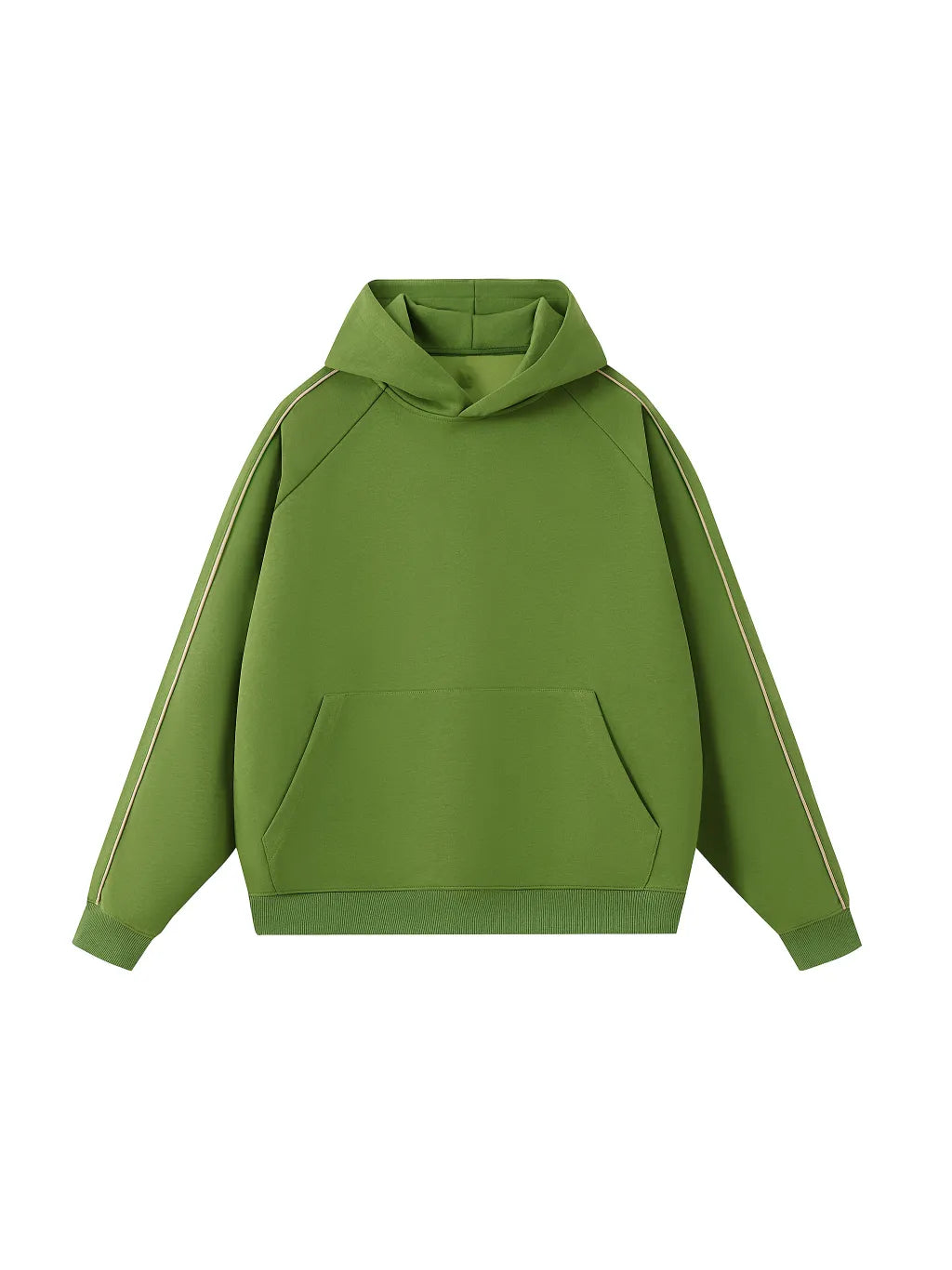 LUXURY TERMINAL - Contrast Piping Raglan Hoodie