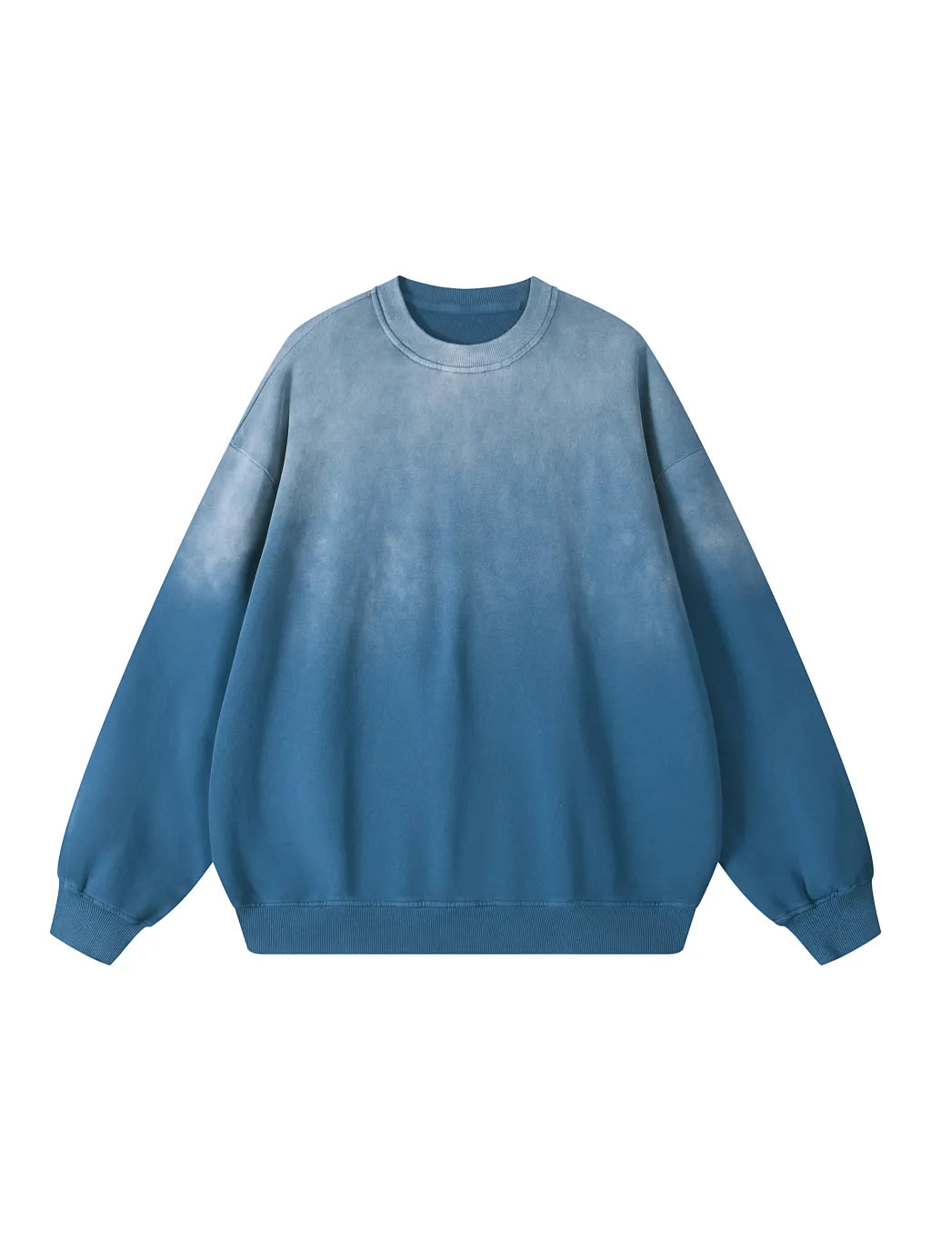 LUXURY TERMINAL - Sunfade Drop-Shoulder Cotton Sweatshirt