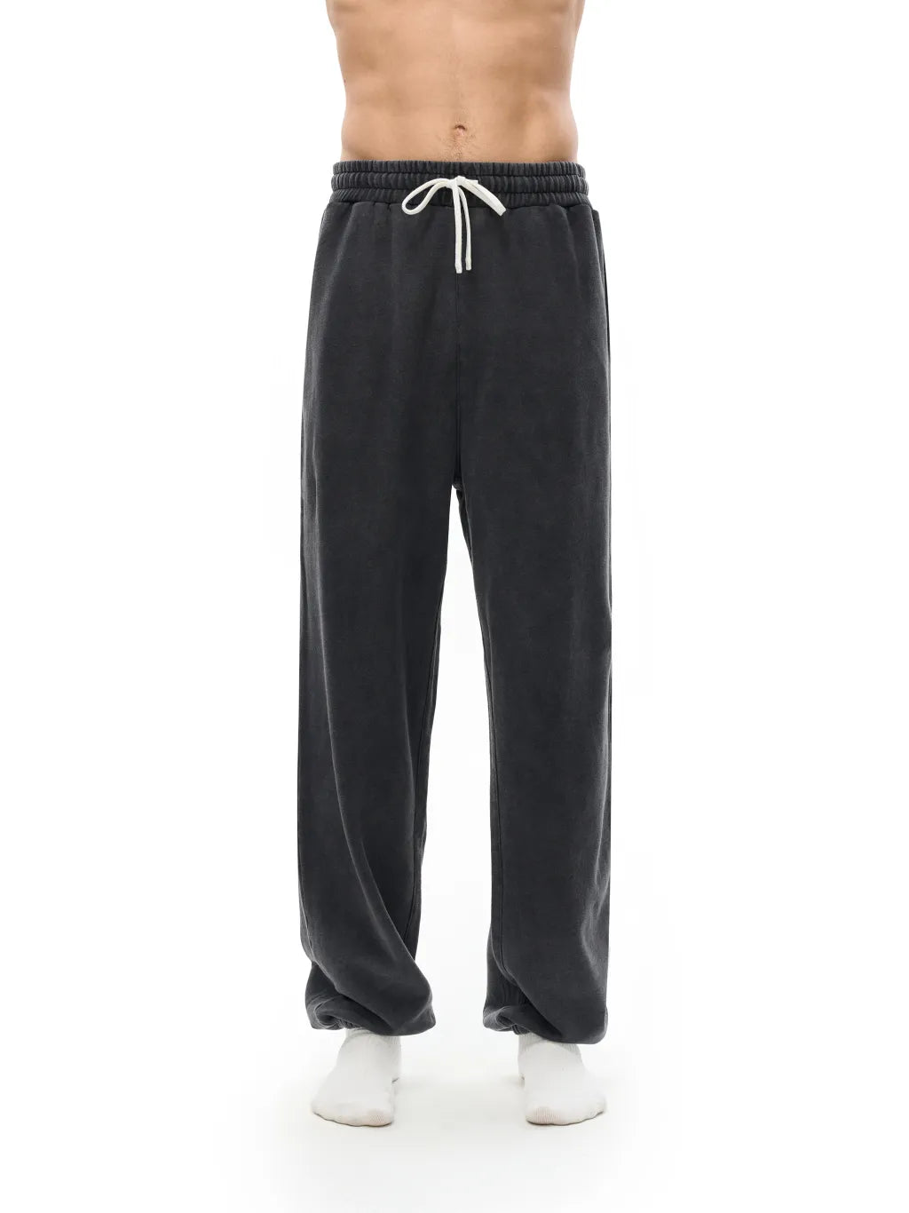 LUXURY TERMINAL - Vintage Washed Cotton Sweatpants