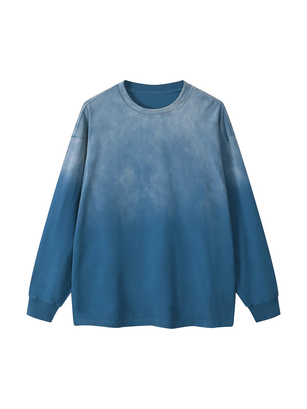 LUXURY TERMINAL - Gradient Washed Long Sleeve T-Shirt