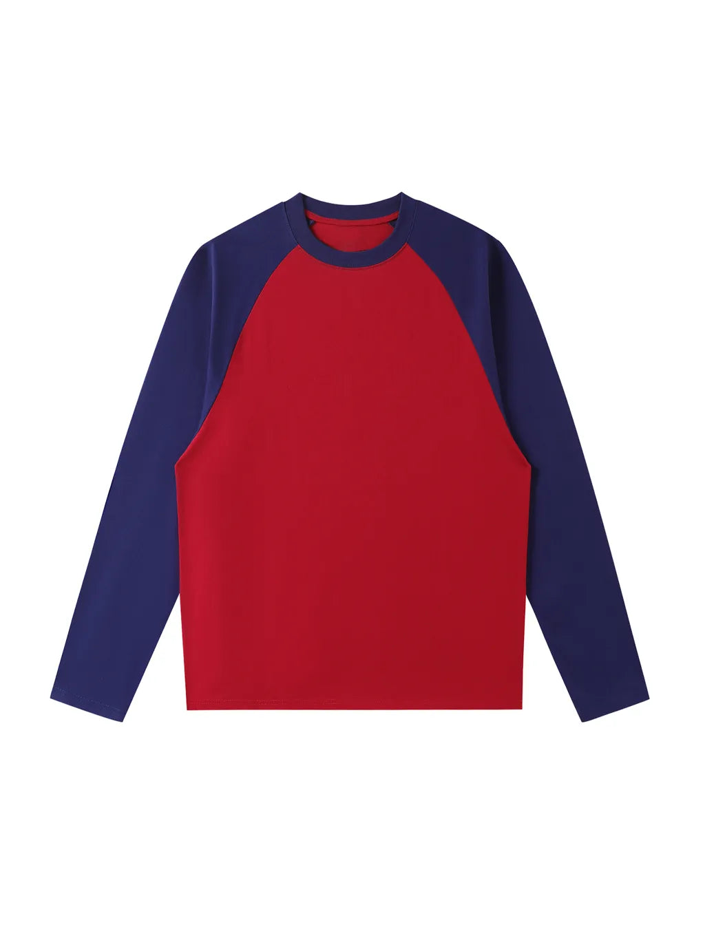 LUXURY TERMINAL -Color-Blocked Raglan Long-Sleeve T-Shirt