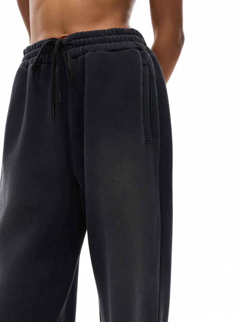 LUXURY TERMINAL - Vintage Washed Fleece Jogger Sweatpants