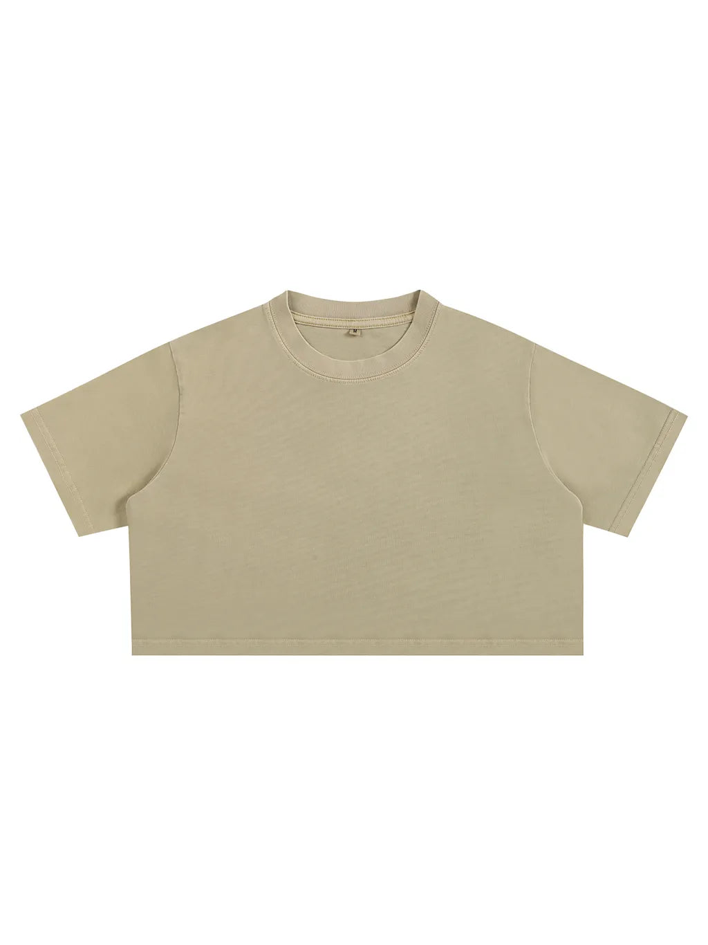 LUXURY TERMINAL - Snow Washed Crop Top