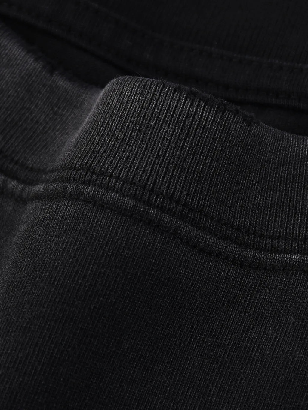 LUXURY TERMINAL - Snow Wash Raw Edge Cotton T-Shirt