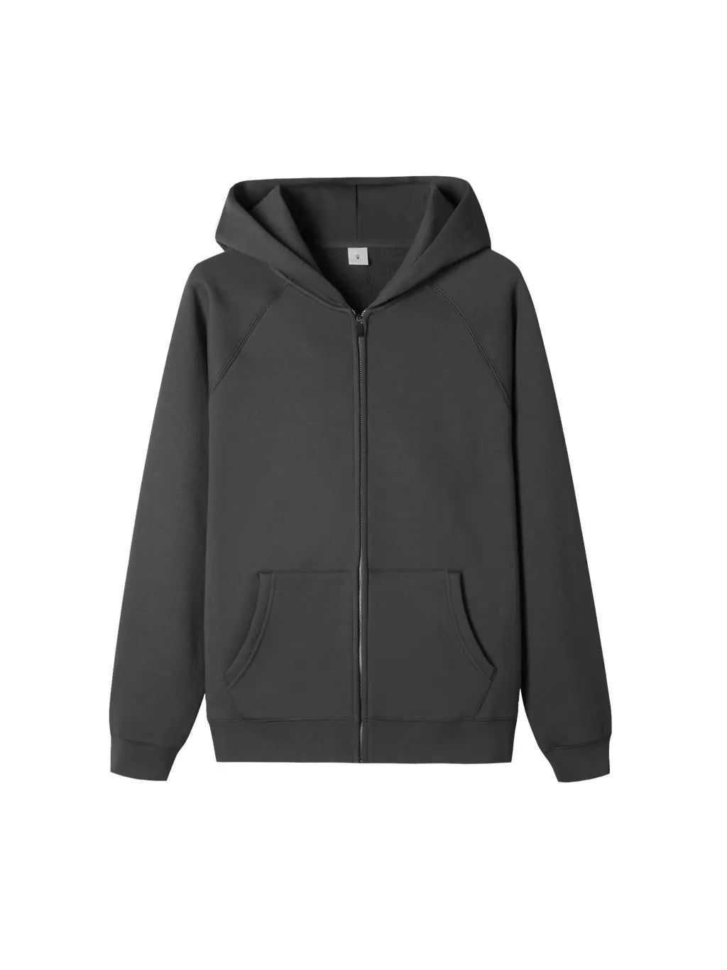 LUXURY TERMINAL - Essential Zip-up Fleece Hoodie