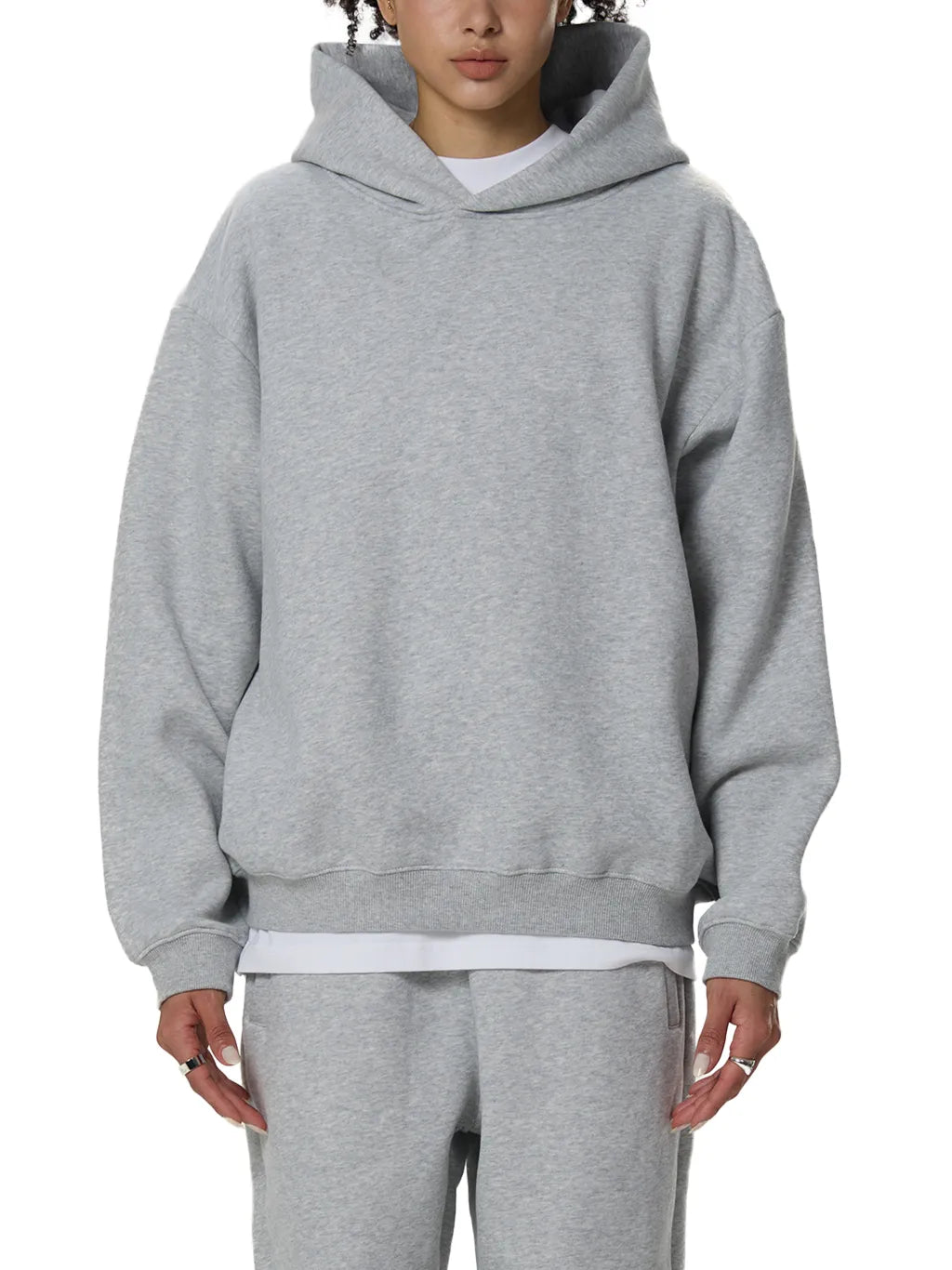 LUXURY TERMINAL - Fleeced Boxy Hoodie