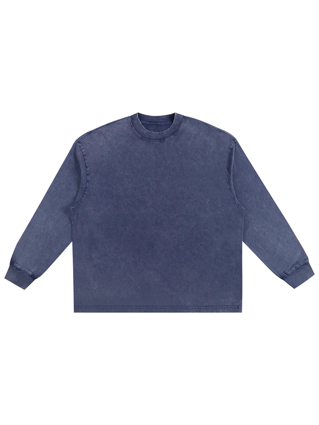 LUXURY TERMINAL - Snow Washed Frayed Edge T-Shirt