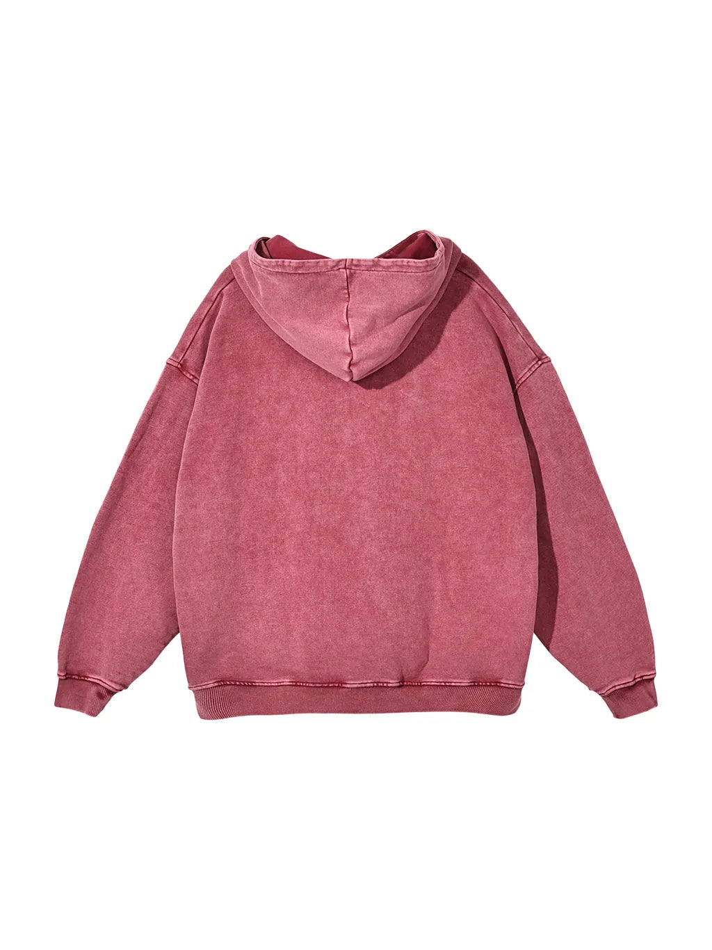 LUXURY TERMINAL - Snow Washed Loose Cotton Hoodie