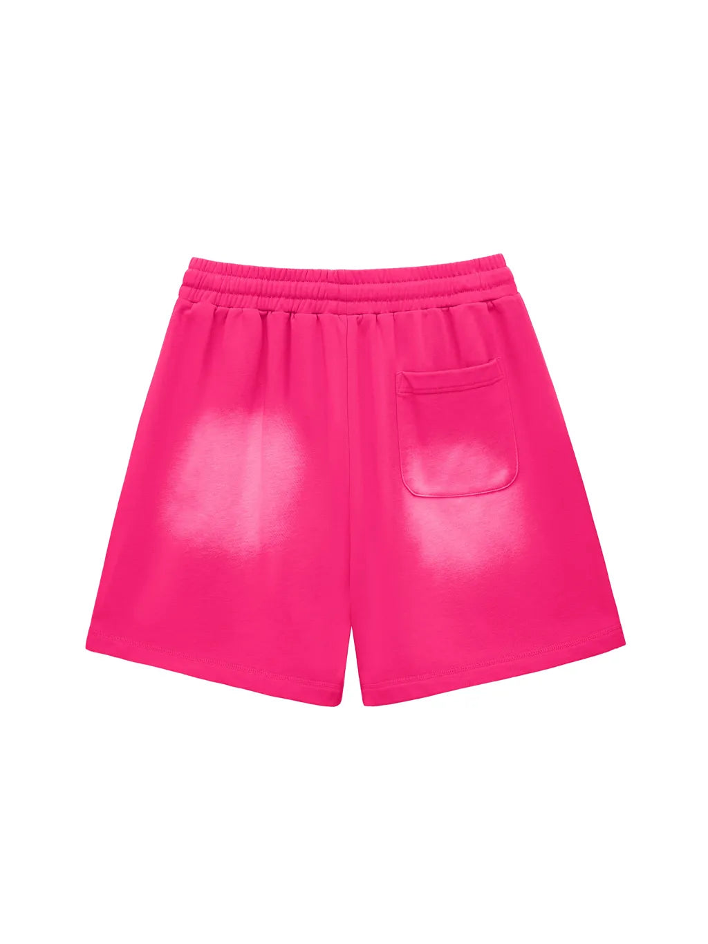 LUXURY TERMINAL - Sun Fade Raw Edge Cotton Shorts