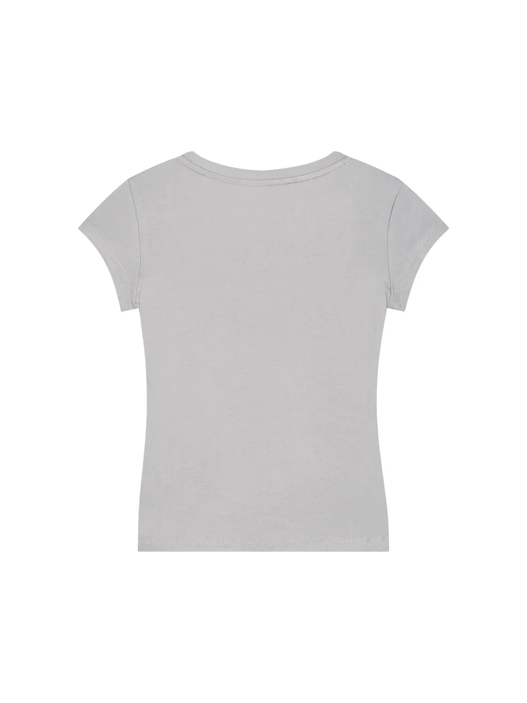 LUXURY TERMINAL - Essential V-Neck Bodycon T-Shirt