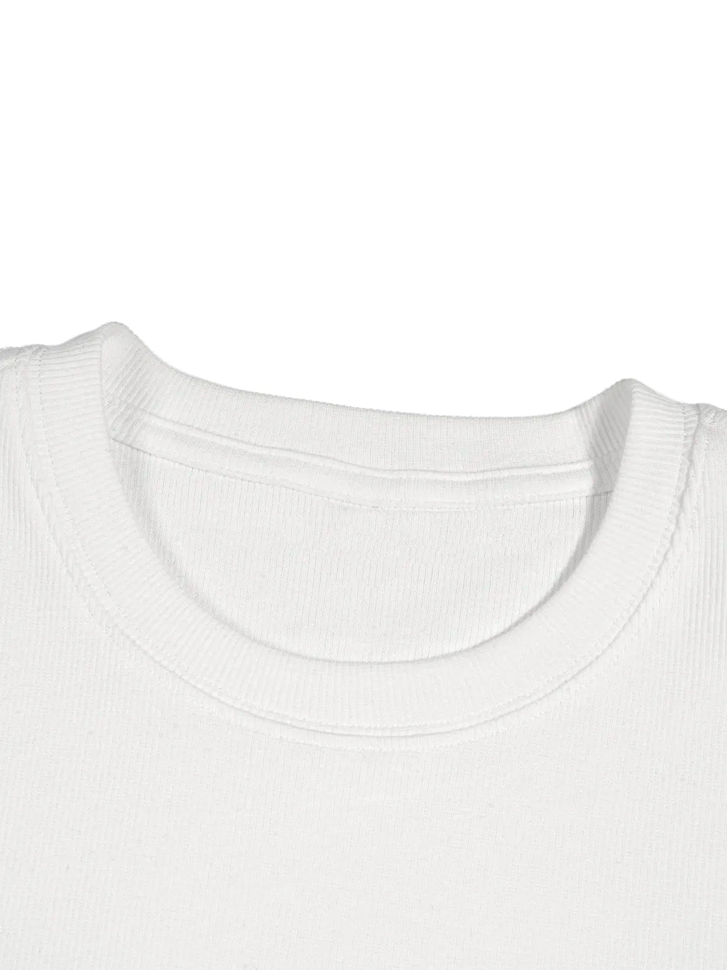 LUXURY TERMINAL - Men's Bodycon Ribbed Crop Top