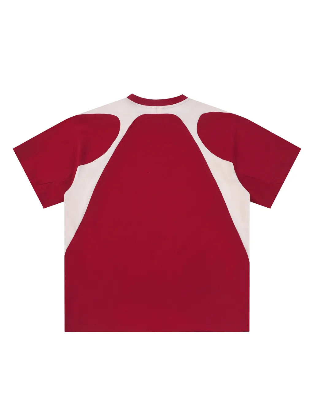 LUXURY TERMINAL - Contrast Panel Cotton T-Shirt