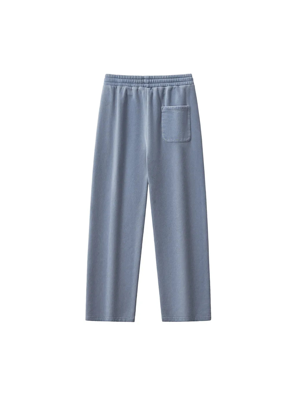 LUXURY TERMINAL - Frayed Enzyme Washed Fleece Sweatpants