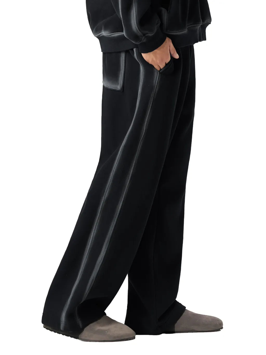LUXURY TERMINAL - Sunfaded Edge Fleece Sweatpants