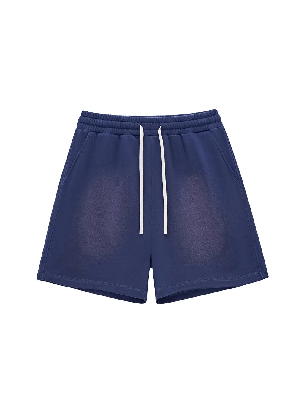LUXURY TERMINAL - Sun Fade Raw Edge Cotton Shorts