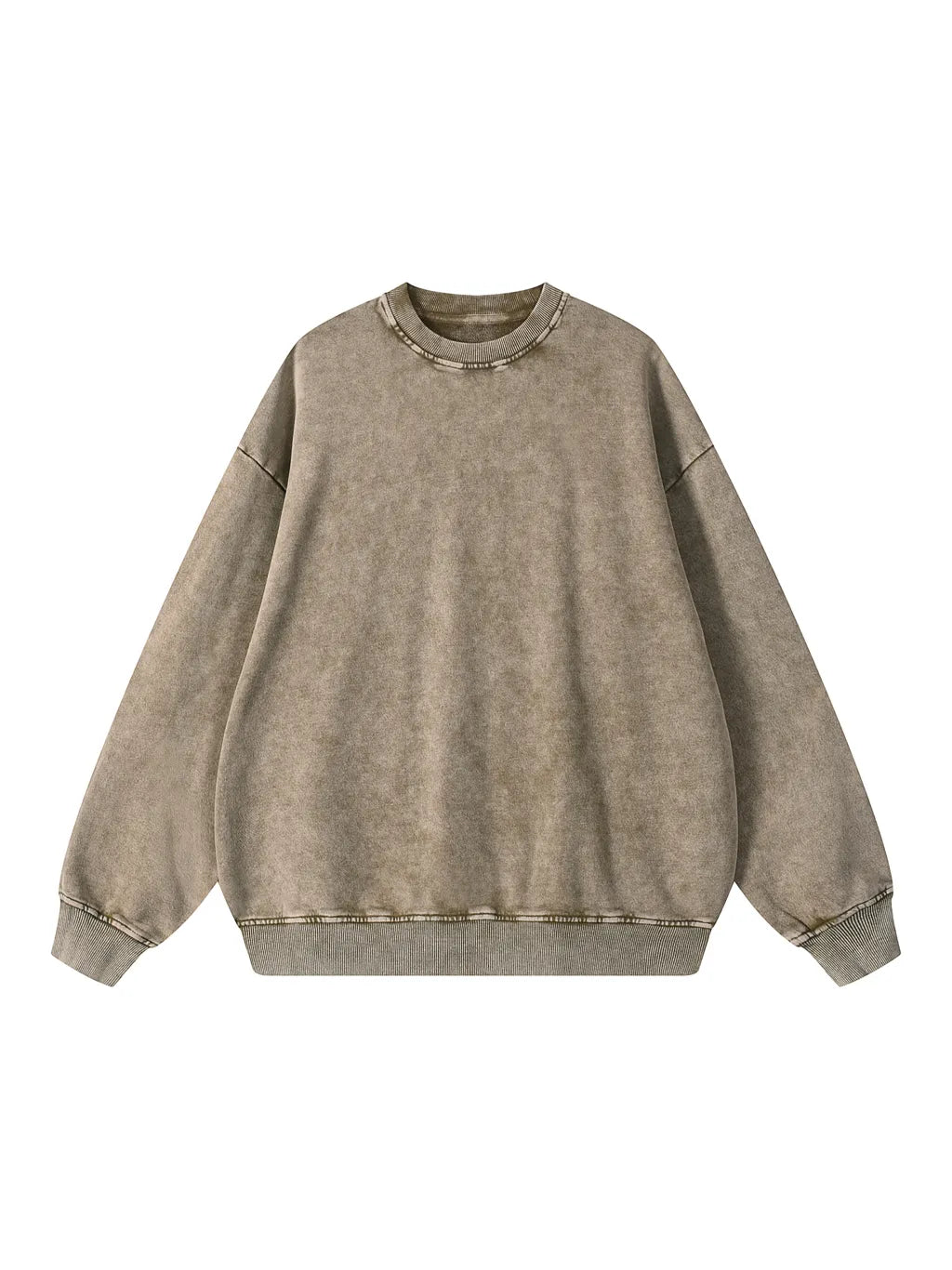 LUXURY TERMINAL - Snow Washed Oversized Sweatshirt