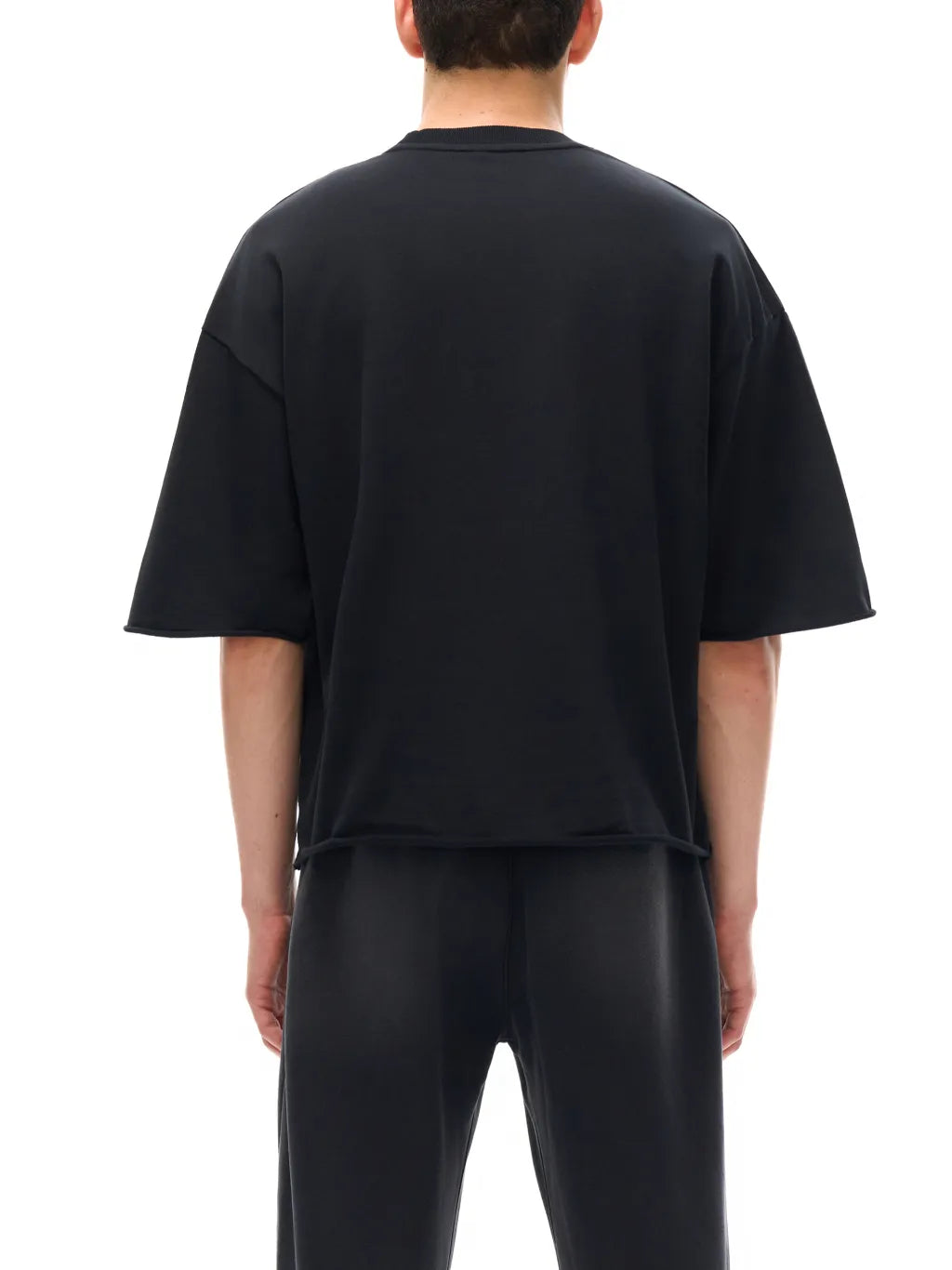 LUXURY TERMINAL - French Terry Raw Edge T-Shirt