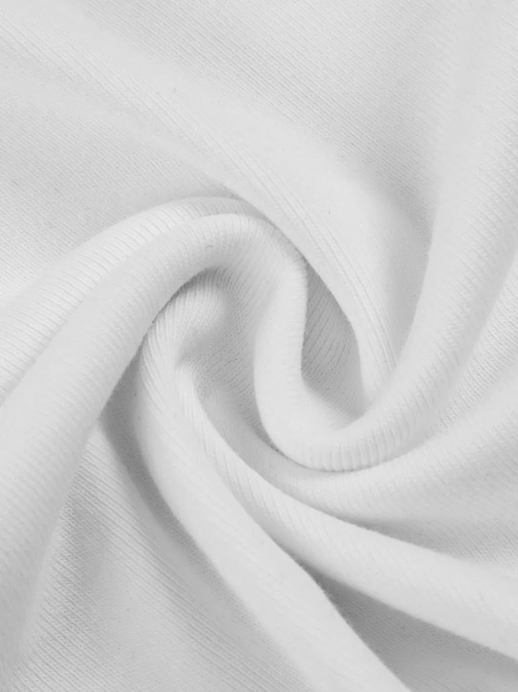 LUXURY TERMINAL - Contrast Edge Ribbed Crewneck T-Shirt