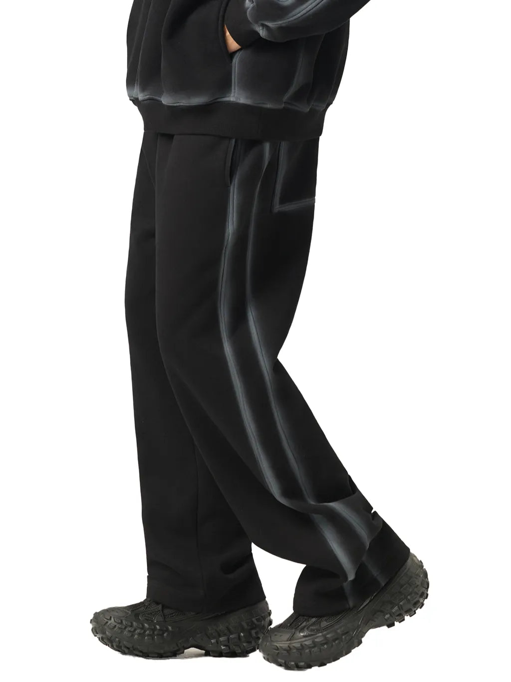 LUXURY TERMINAL - Sunfaded Edge Fleece Sweatpants