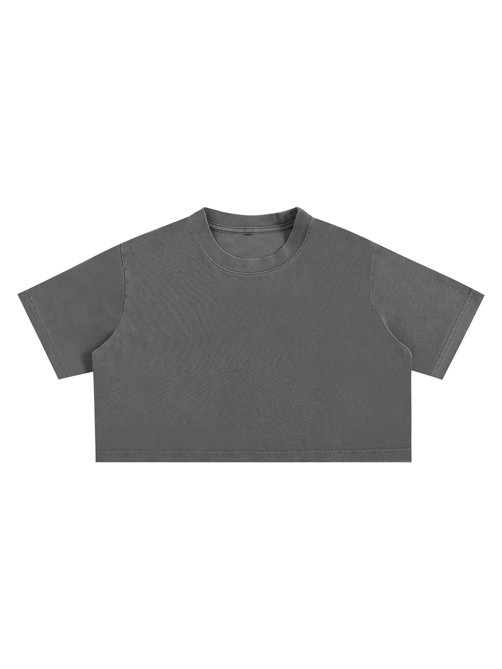 LUXURY TERMINAL - Snow Washed Crop Top