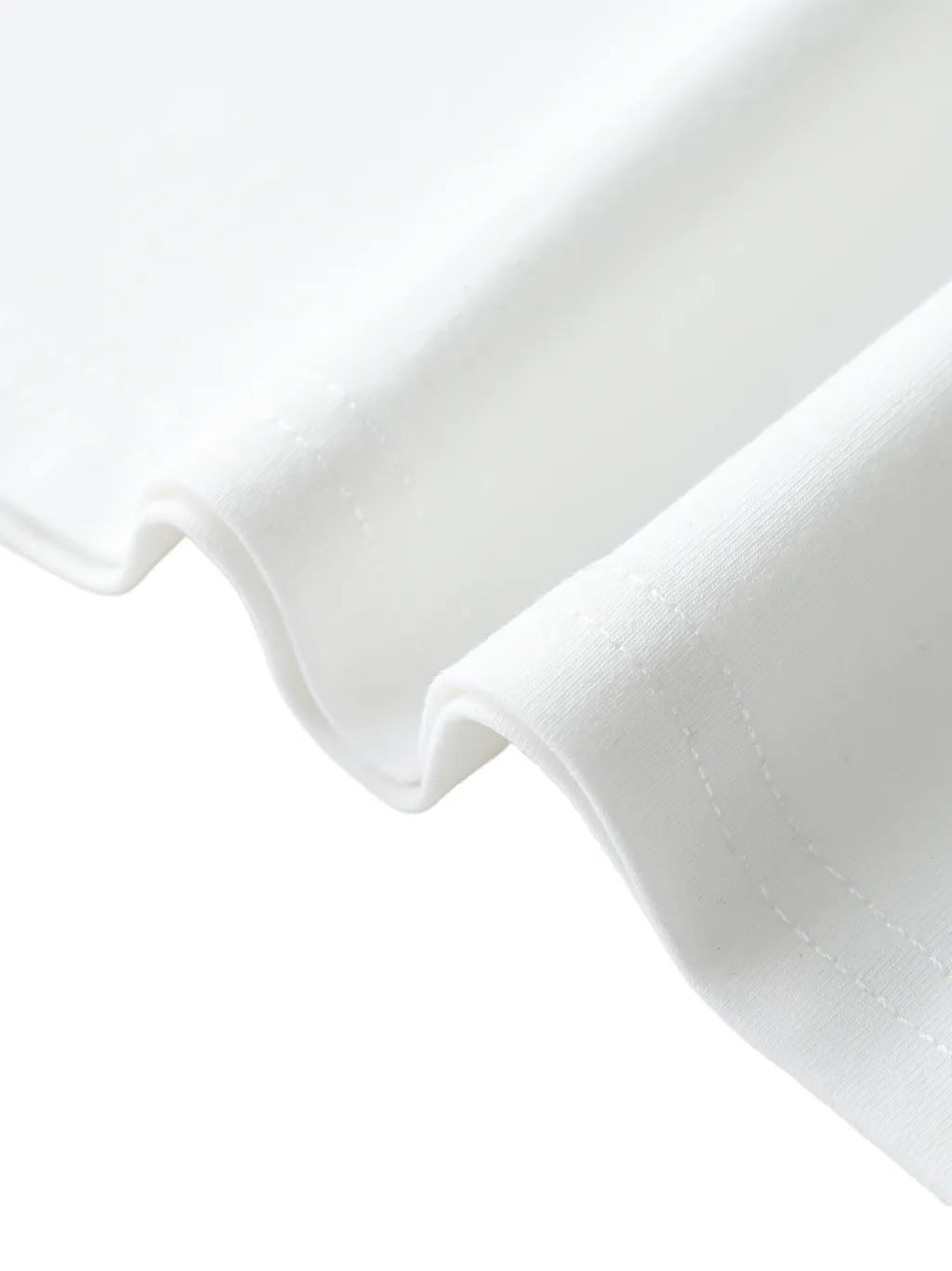 LUXURY TERMINAL - Essential Half Sleeve Ribbed T-Shirt