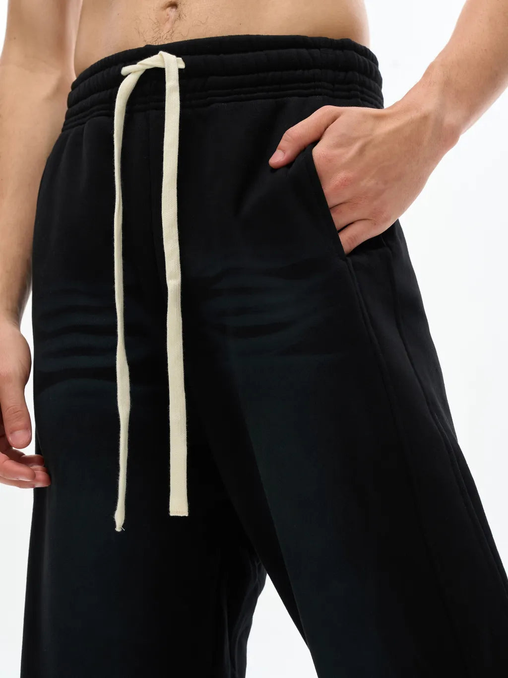LUXURY TERMINAL - Sunfade Curved Blade Fleece Sweatpants