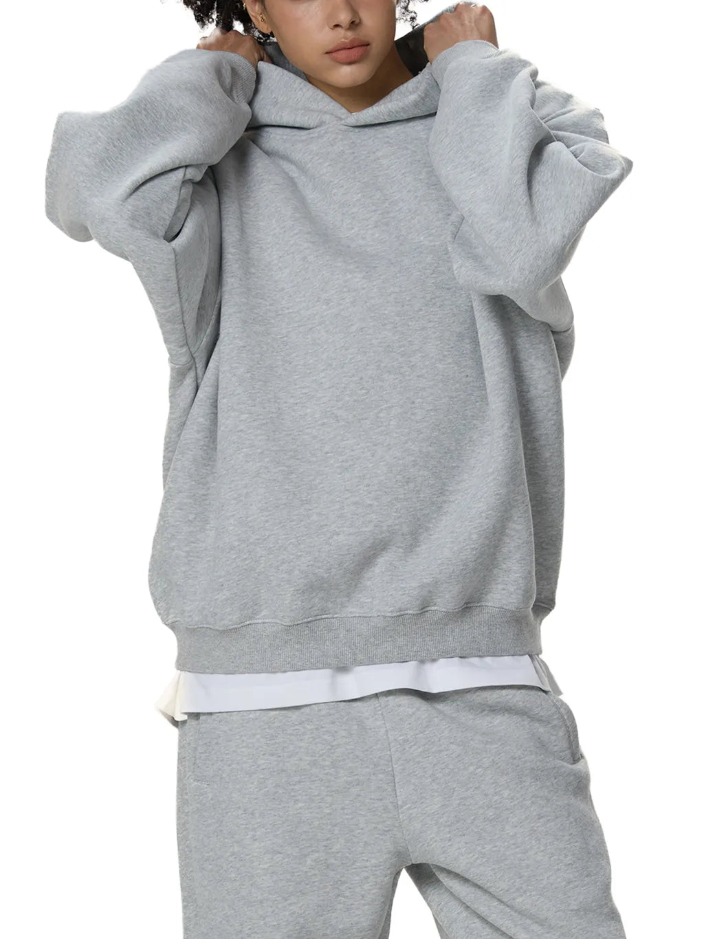 LUXURY TERMINAL - Fleeced Boxy Hoodie