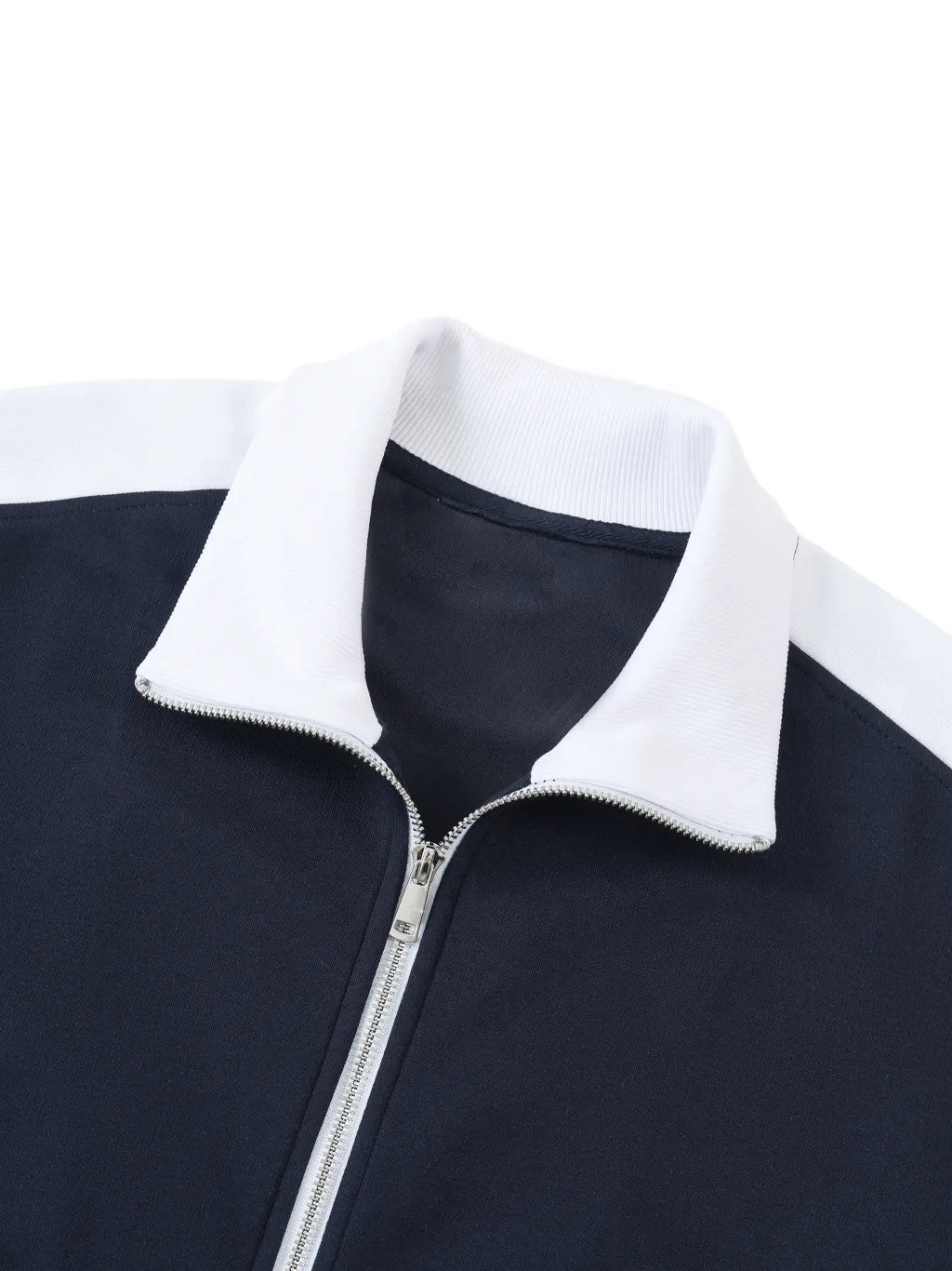 LUXURY TERMINAL - Contrast Trim Stand Collar Jacket