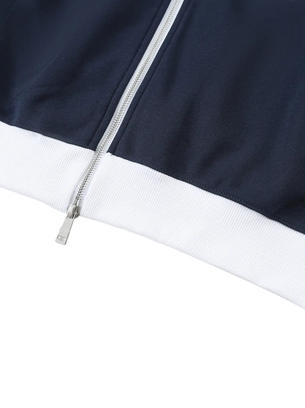 LUXURY TERMINAL - Contrast Trim Stand Collar Jacket