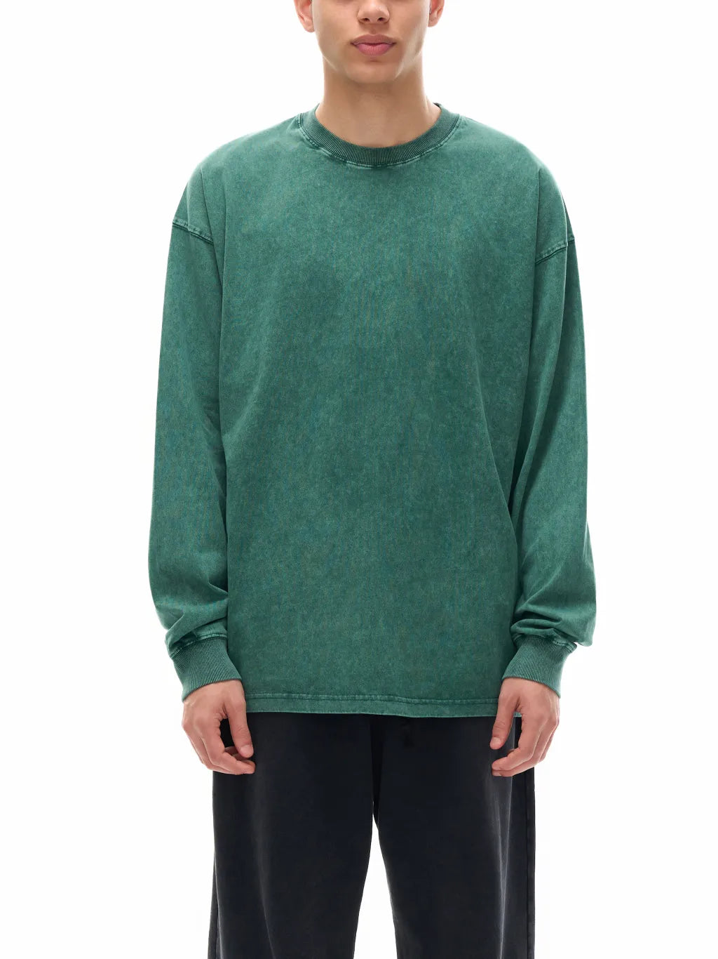 The New Standard of Unprecedented Comfort: The Acid Wash Oversize Long Sleeve T-Shirt for the Elite