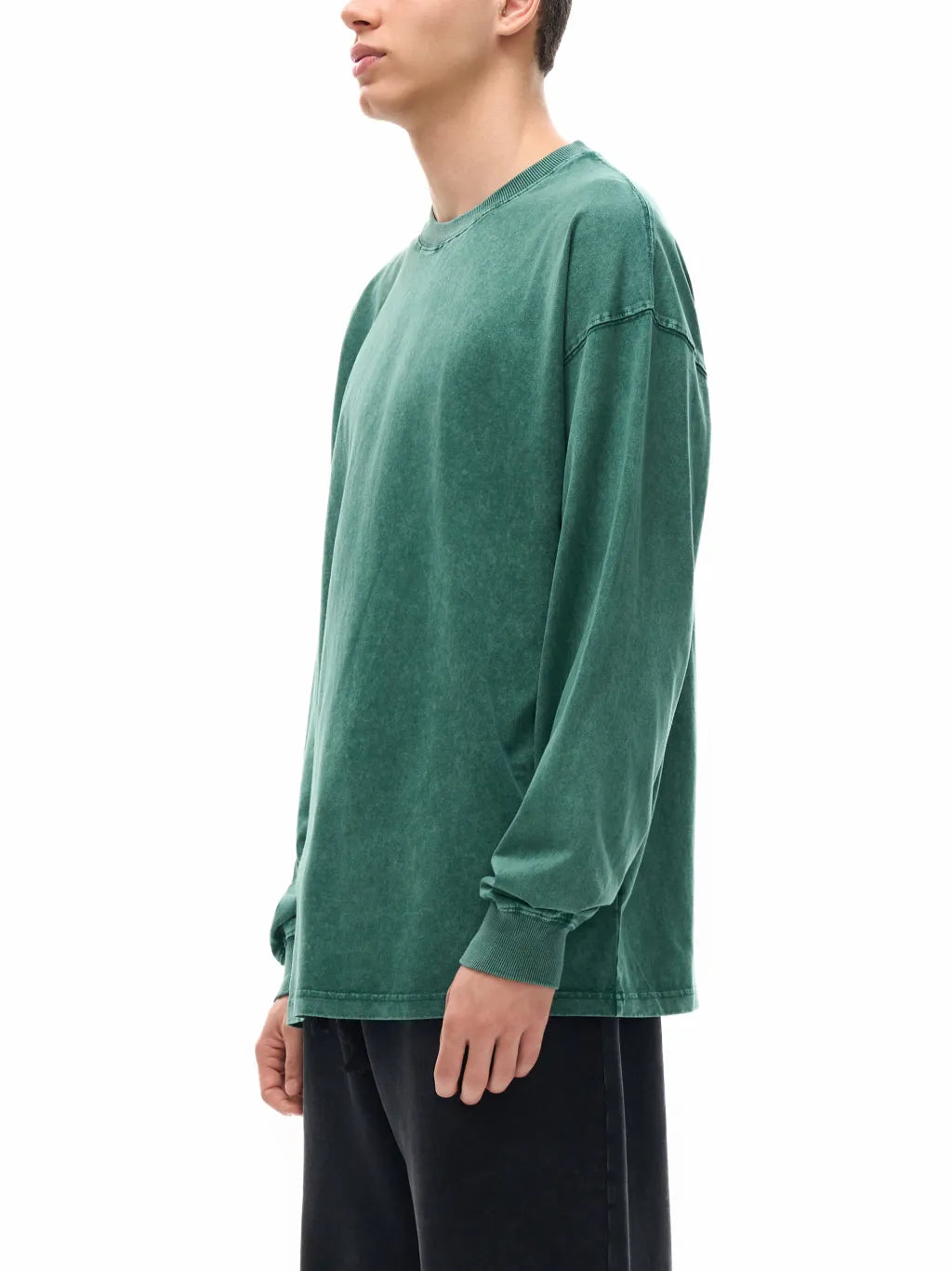 The New Standard of Unprecedented Comfort: The Acid Wash Oversize Long Sleeve T-Shirt for the Elite